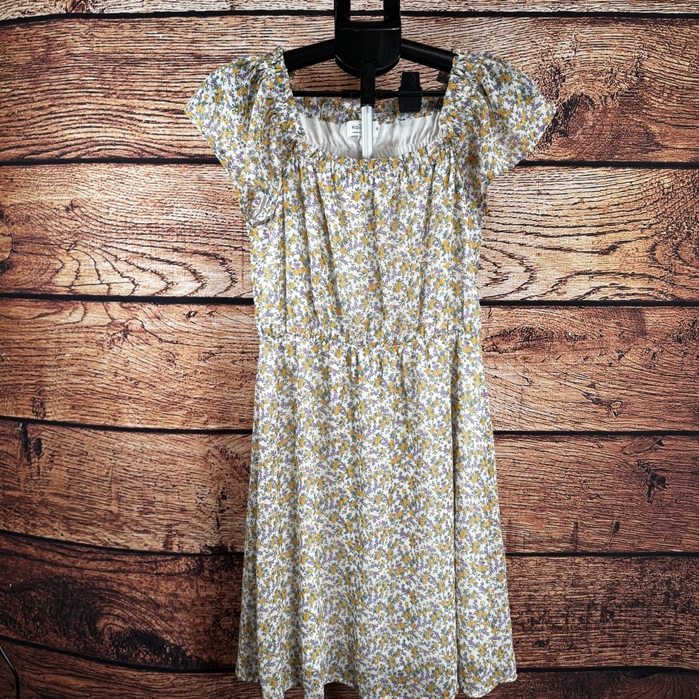 Kaileigh Floral Dress with Puff Sleeves